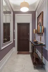 Hallway entrance door wall design