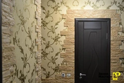 Hallway entrance door wall design