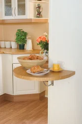 Narrow tables for kitchen design