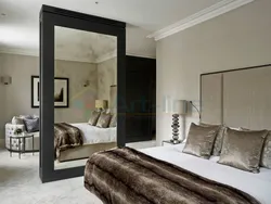 Bedroom door against wall design