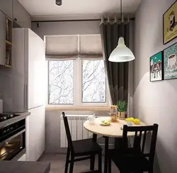 Kvadrat mətbəx masasının dizaynı