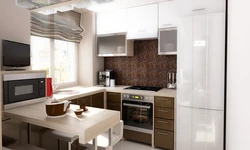 Kitchen design less than 8 meters