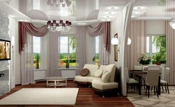 Window design for dining room and living room