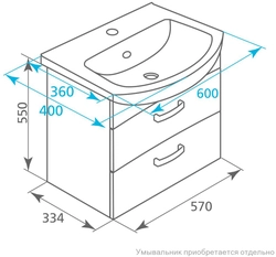 Bathroom sinks with cabinet dimensions photo