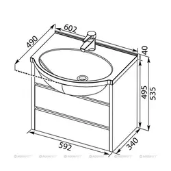 Bathroom sinks with cabinet dimensions photo