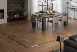 Керамогранит для пола на кухню под дерево фото