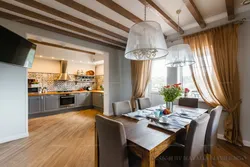Interior Of A Living Room In A Country House Combined