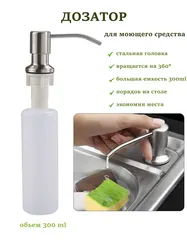 Built-in detergent dispenser for kitchen photo