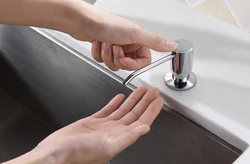 Built-in detergent dispenser for kitchen photo