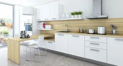 Кухни бежевая столешница под дерево фото