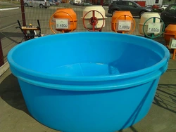Plastic Bathtub For A Summer Residence Photo