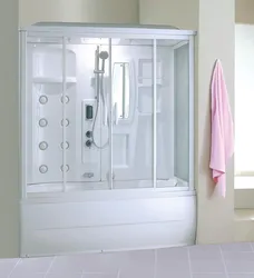 Shower cabin with bathtub 170x80 photo
