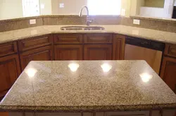 Photo of countertops made of artificial stone for the kitchen inexpensively