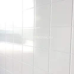 Сафолҳои Сафед Дар Ҳаммом Бо Акс Grout Сафед