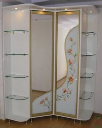 Wardrobes for the bedroom photo with a mirror inexpensively