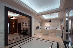 Living room hall interior