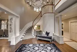 Living room hall interior