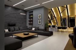 Custom living room interior