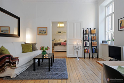 Swedish living room photo