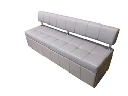 Straight Sofa With Sleeping Place In The Kitchen Photo