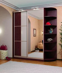 Wardrobe In The Hallway With A Mirror Inexpensive Photo