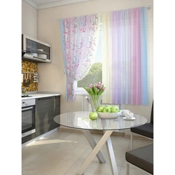 Curtains for a small kitchen photo 2017