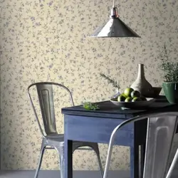 Wallpaper for the kitchen in small flowers photo