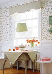 Wallpaper For The Kitchen In Small Flowers Photo