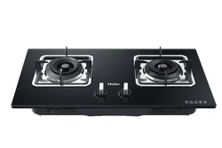 Two-burner gas panels built-in for the kitchen photo