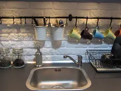 Mətbəx üçün dam relsləri daxili qara fotoşəkillər