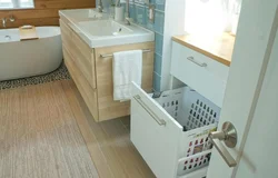 Дизайн Ванной Комнаты С Корзиной Для Белья