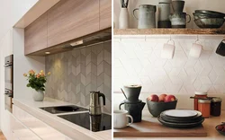 Mətbəx Backsplash Fotoşəkili Üçün Düzbucaqlı Plitələr