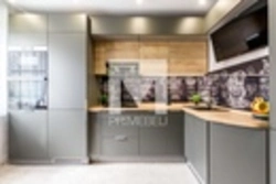 Natural halifax oak in the kitchen interior photo