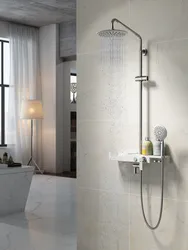 Yağış Duşu Fotoşəkili Olan Hamam Qarışdırıcısı