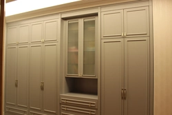 Facades in the hallway for hinged wardrobes photos