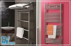 Towel dryers for the bathroom photo