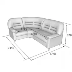 Corner Sofas Photo With Dimensions For The Living Room