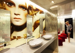Cafe bathroom design