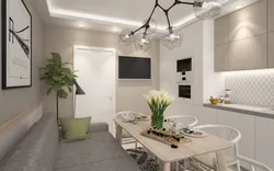 Дизайн кухни п 44 трехкомнатная