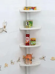 Ichki qismdagi banyoda burchak tokchalari