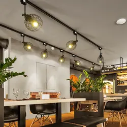 Loft Lamp In The Kitchen Interior
