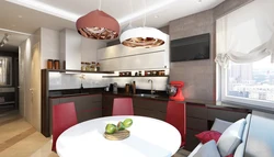 Kitchen Design In Three Rubles P44T