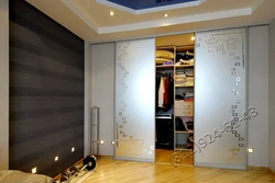 Wardrobe in the ceiling in the hallway photo