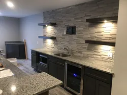 Kitchen design in basement