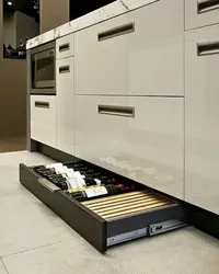 Kitchen design in basement