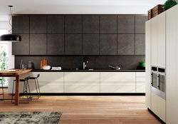Straight kitchen design minimalism