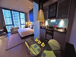Hotel Room Design With Kitchen