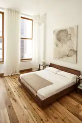 Yataq otağının interyeri parketlə