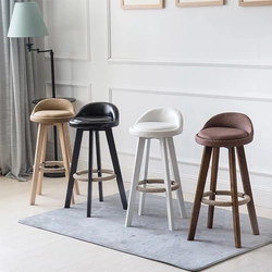 Stools in the kitchen interior