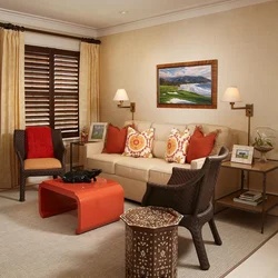 How to dilute a beige bedroom interior